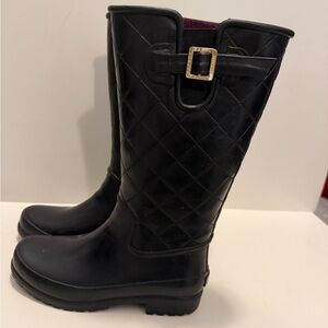 Sperry Quilted Black Women's Boots